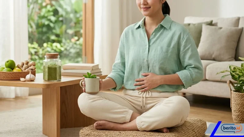 Cara Menghilangkan Lemak Perut tanpa Olahraga berat (Foto: AI)