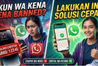 Akun WhatsApp Kena Banned Sementara? Ini Langkah Cepat Memulihkannya Tanpa Panik (Foto: AI)