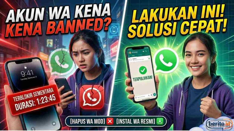 Akun WhatsApp Kena Banned Sementara? Ini Langkah Cepat Memulihkannya Tanpa Panik (Foto: AI)