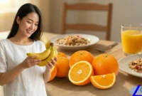 Pisang vs Jeruk: Mana Buah Paling Ideal untuk Menu Sarapan? (Foto: AI)