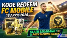 Kode Redeem FC Mobile 18 April 2026: Ambil Pack Pemain dan Coin Gratis (Foto: AI)