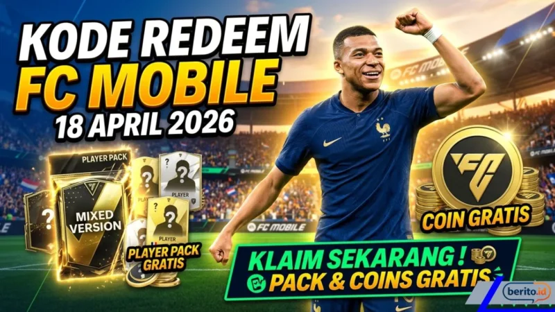 Kode Redeem FC Mobile 18 April 2026: Ambil Pack Pemain dan Coin Gratis (Foto: AI)