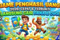 15 Game Penghasil Uang Tercepat 2026, Cair Langsung ke Dana dan OVO! (Foto: AI)