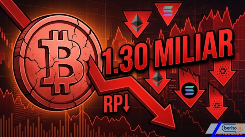 Harga Kripto 19 April 2026: Bitcoin Turun ke Rp 1,30 Miliar, Altcoin Kompak Memerah (Foto: AI)