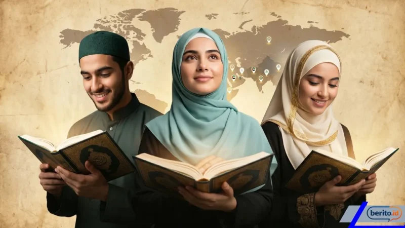 7 Negara dengan Penghafal Alquran Terbanyak di Dunia (Foto: AI)