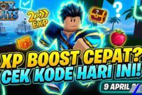 Butuh XP Boost Cepat? Cek Daftar Kode Redeem Blox Fruits Terbaru 9 April 2026 Ini! (Foto: AI)