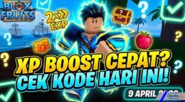 Butuh XP Boost Cepat? Cek Daftar Kode Redeem Blox Fruits Terbaru 9 April 2026 Ini! (Foto: AI)