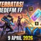 Edisi Terbatas! Kode Redeem FF 9 April 2026 Berhadiah Voucher dan Skin Skin Keren (Foto: AI)