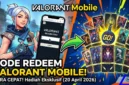 Kode Redeem Valorant Mobile 20 April 2026: Cara Cepat Koleksi Player Cards dan Gun Buddies Eksklusif (Foto: AI)