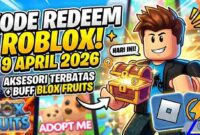 Kode Redeem Roblox 9 April 2026: Ada Aksesori Terbatas dan Buff Blox Fruits (Foto: AI)