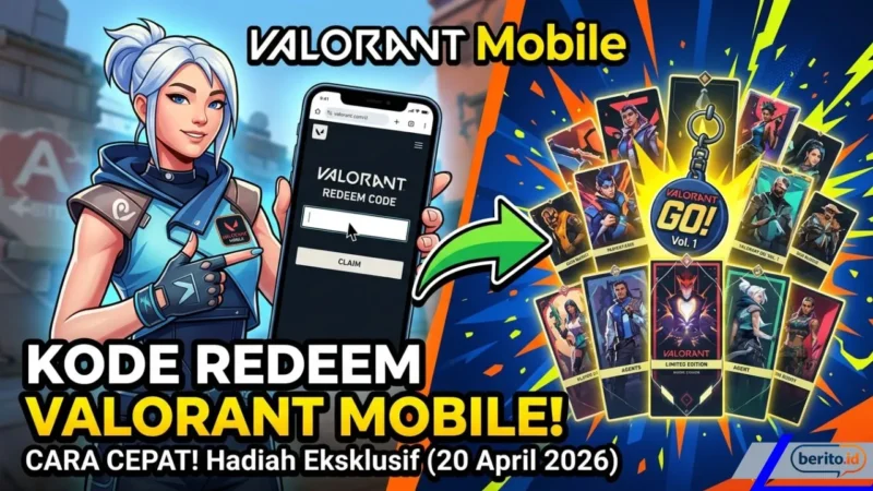 Kode Redeem Valorant Mobile 20 April 2026: Cara Cepat Koleksi Player Cards dan Gun Buddies Eksklusif (Foto: AI)