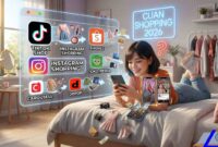 Bukan Cuma Shopee! Ini Daftar Aplikasi Belanja yang Bikin Gen Z Betah Scrolling Berjam-jam (Foto: AI)