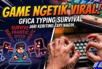 Lagi Viral! Mengenal Gfica: Typing Survival, Game yang Bikin Jari Keriting tapi Nagih (Foto: AI)