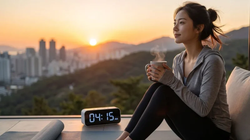 Manfaat Rutin Bangun Jam 4 Pagi untuk Kesehatan Fisik dan Ketenangan Mental (Foto: AI)