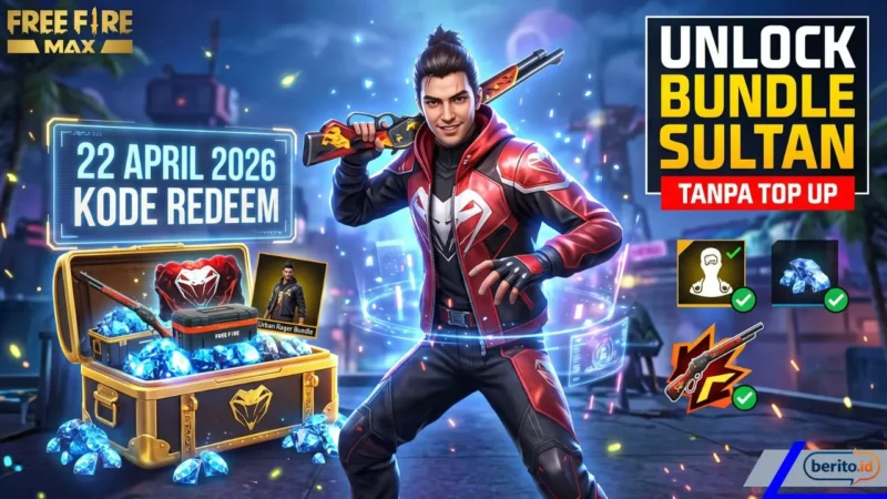 Banjir Reward! Pakai Kode Redeem FF MAX Hari Ini untuk Unlock Bundle Sultan Tanpa Top Up (Foto: AI)