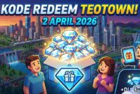 Jangan Sampai Hangus! Kode Redeem TheoTown 2 April 2026 Hadirkan Reward Diamond Melimpah (Foto: AI)