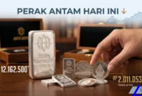 Perak Antam Kembali Bergairah, Intip Rincian Harga Batangan dan Varian Heritage Terbaru (Foto: AI)