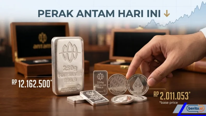 Perak Antam Kembali Bergairah, Intip Rincian Harga Batangan dan Varian Heritage Terbaru (Foto: AI)