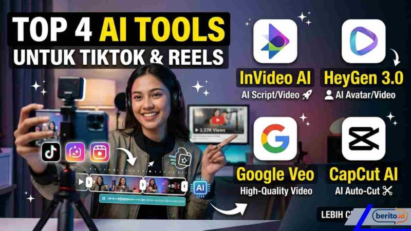 Rekomendasi Tools AI Paling Canggih untuk Konten TikTok dan Reels (Nd)