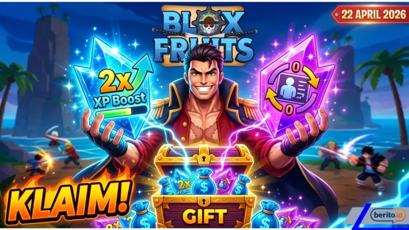 Daftar Kode Redeem Blox Fruits 22 April 2026: Cara Cepat Naik Level dan Reset Stats (Foto: AI)