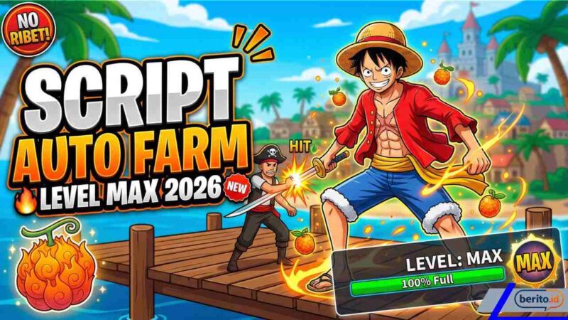  Script Blox Fruits Terbaru 2026 untuk Auto Farm Level Max Tanpa Ribet (Foto: AI)