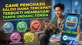 5 Game Penghasil Uang Saldo DANA Tercepat 2026 Tanpa Undang Teman (Foto: Nd)