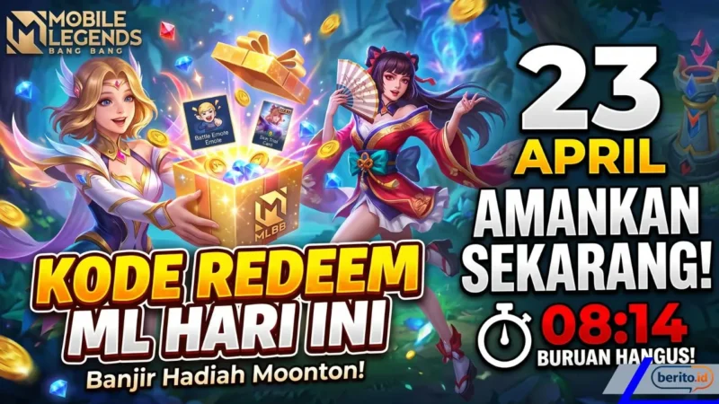 Banjir Hadiah Moonton! Amankan Kode Redeem ML Hari Ini 23 April Sebelum Hangus (Foto: AI)