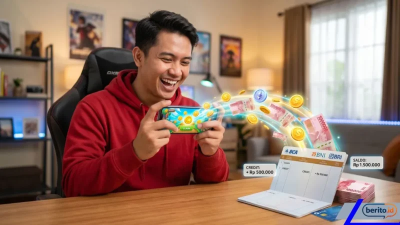 Game Penghasil Uang Langsung ke Rekening Bank Lokal Tanpa Modal (Foto: AI