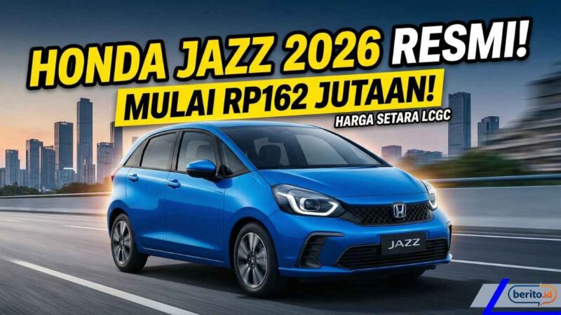 Honda Jazz 2026 Resmi Meluncur, Harga Setara LCGC Mulai Rp162 Jutaan (Foto: AI)
