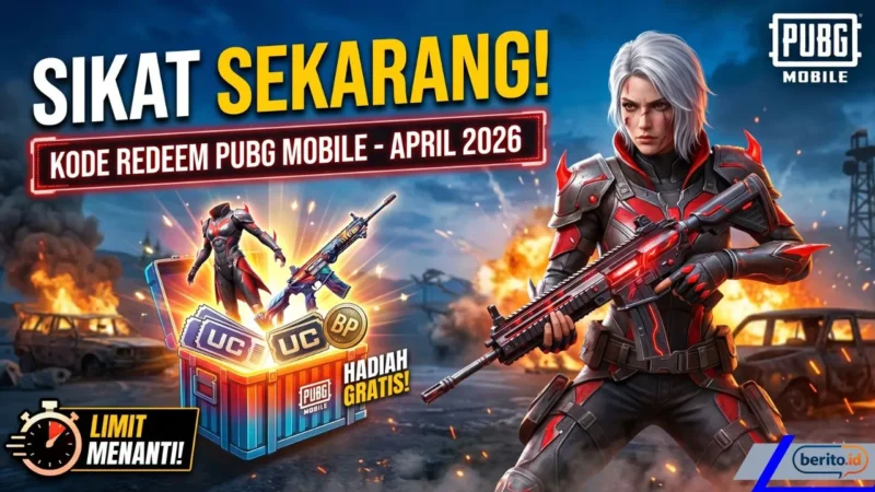 Kode Redeem PUBG Mobile April 2026 Sebelum Limit Menanti (Foto: AI)