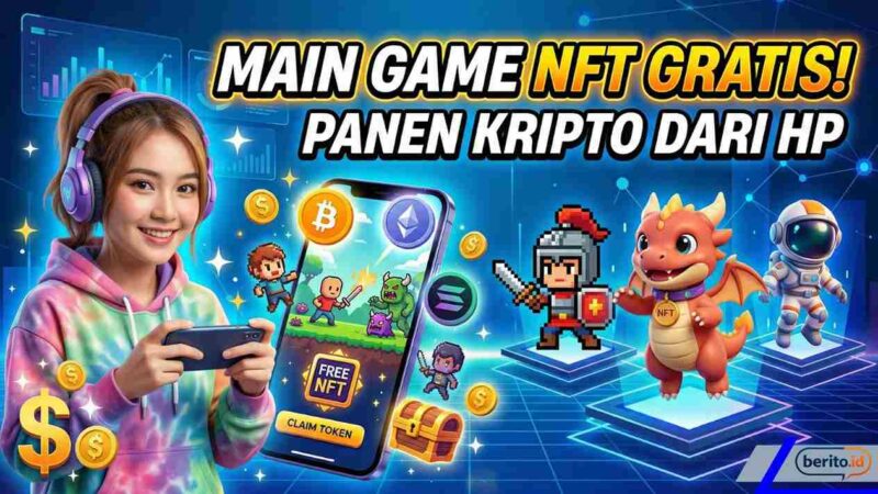 Cara Main Game NFT Penghasil Kripto Gratis untuk Pemula (Foto: AI)