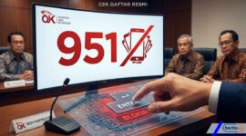 Ilustrasi. 951 Pinjol Ilegal Diblokir OJK, Segera Cek Daftar Resminya di Sini (Foto: AI)