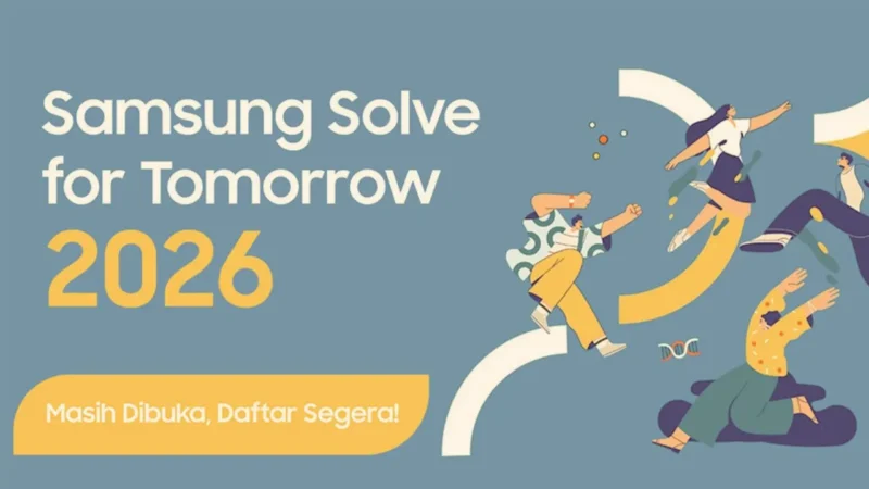 Pendaftaran Samsung Solve for Tomorrow 2026 Segera Berakhir, Inovasi AI Gesti Talk Jadi Inspirasi Anak Muda
(Foto: samsung)