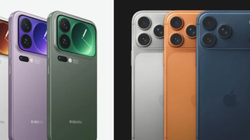 7 HP Android Terbaru dengan Desain Kamera Mirip iPhone 17 Pro Max(Foto:mi.com - apple.com/liputan)
