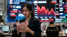 Rupiah Terperosok ke Rp17.400 per Dolar AS Akibat Tekanan Geopolitik Global