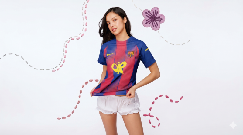 Barcelona Resmi Gunakan Logo Olivia Rodrigo di Jersey El Clasico Lawan Real Madrid  (Foto: Instagram @fcbarcelona/medcom)