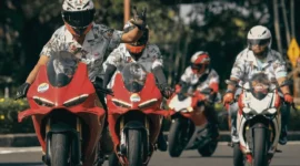 Satu Abad Ducati, Ratusan Motor Ikonik Guncang Aspal Pulau Dewata (Foto: medcom)