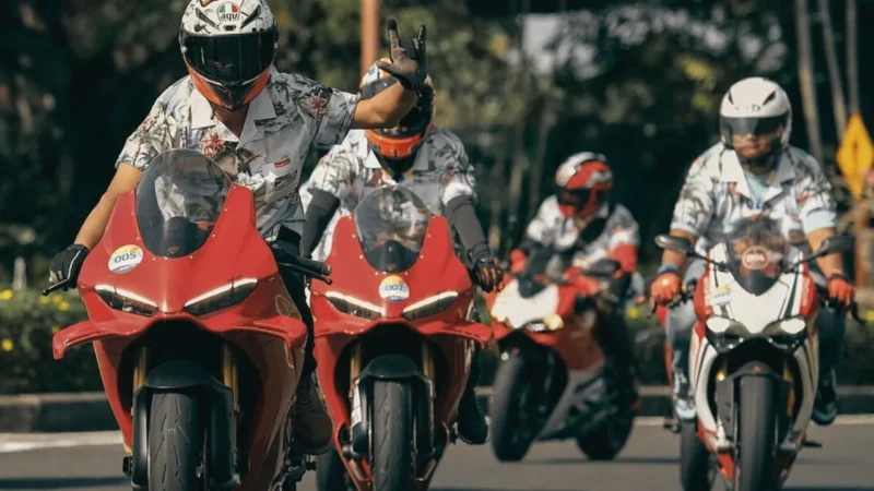 Satu Abad Ducati, Ratusan Motor Ikonik Guncang Aspal Pulau Dewata (Foto: medcom)