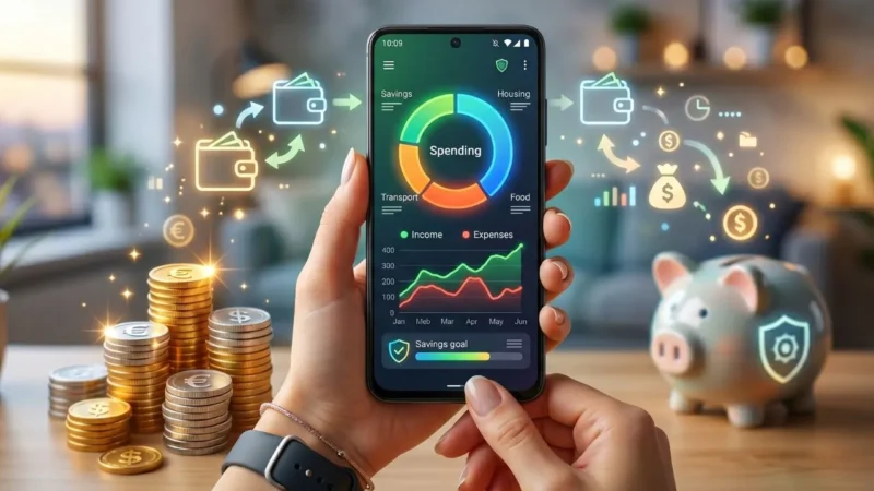 5 Aplikasi Pengatur Keuangan Android Terbaik untuk Bebas Finansial (Foto: Ai)