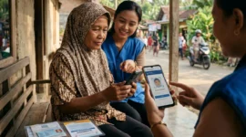 Cara Cek Bansos Tanpa Aplikasi Lewat Portal Perlinsos Resmi Pemerintah (Foto: Ai)