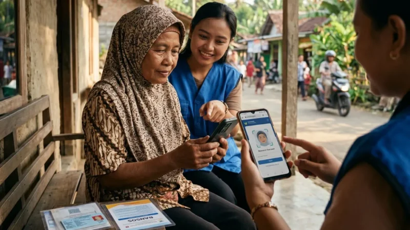 Cara Cek Bansos Tanpa Aplikasi Lewat Portal Perlinsos Resmi Pemerintah (Foto: Ai)