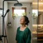 Ilustrasi. Desain Kamar Mandi Minimalis ala Hotel Mewah dengan Shower Hemat Air