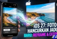 Apple Luncurkan iOS 27 dengan Fitur Edit Foto Berbasis Generative AI (Foto: Ai)