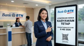 Bank BTN Cari Karyawan Tetap, Pendaftaran Ditutup 8 Mei 2026 (Foto: Ai)