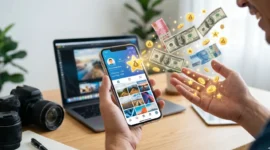 Trik Monetisasi Foto di Facebook Lewat Mode Profesional, Ini Syaratnya (Foto: Ai)