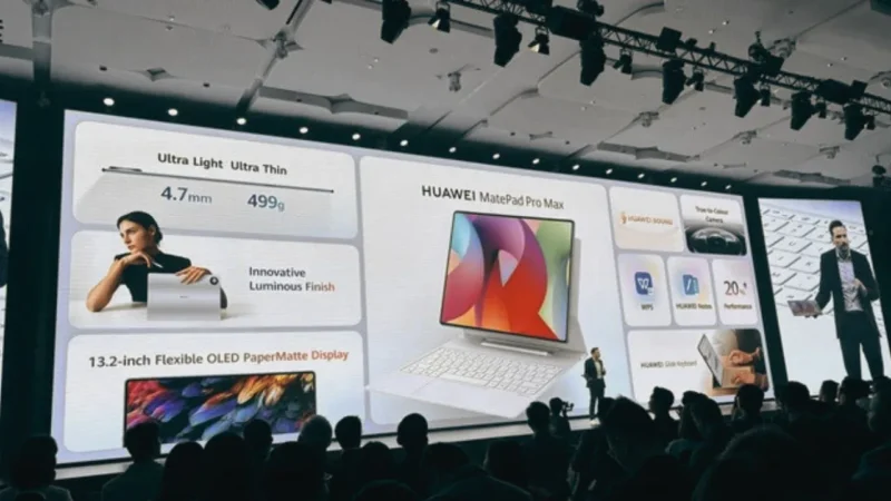 HUAWEI Rilis MatePad Pro Max, Tablet Jumbo Super Ringan Penantang Baru Laptop (Foto: Thomas Bosco/kumparan)
