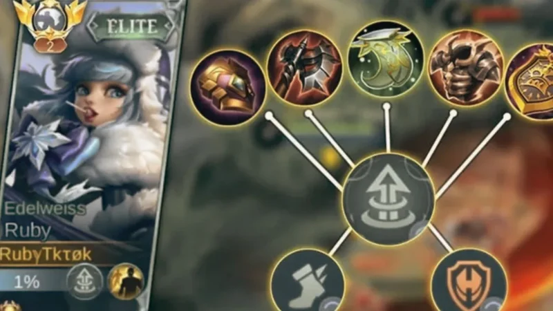 Build Ruby Tank Terkuat Mobile Legends, Rahasia Roamer Durabel Susah Mati (Foto: duniagames)