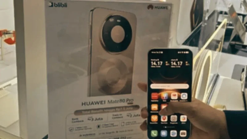 Promo HUAWEI Mate 80 Pro di Blibli, Cicilan Rp699 Ribu & Benefit Rp9,2 Juta (Foto: Blibli/kumparan)
