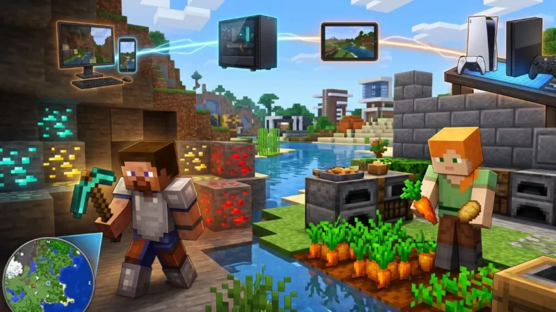 CurseForge Ekspansi ke Minecraft Bedrock, Ribuan Addon Kini Gratis Tanpa Minecoins (Foto: Ai)