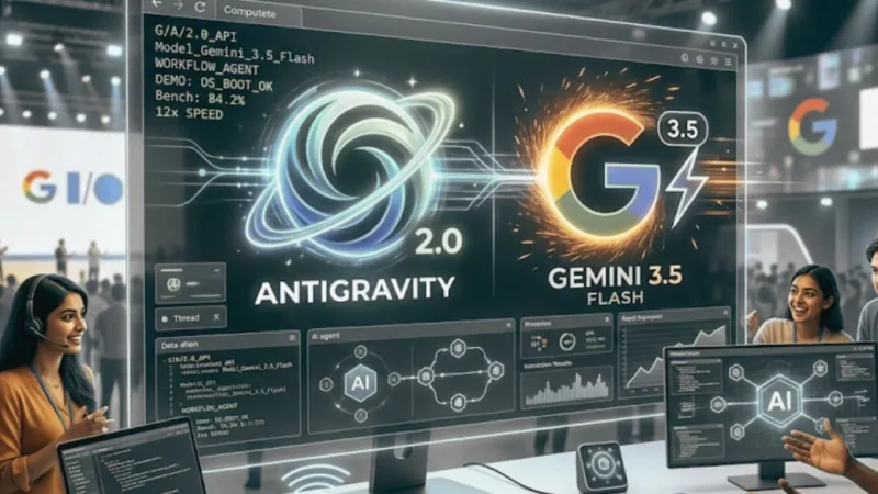Google Merombak Arsitektur Agen AI Lewat Antigravity 2.0 dan Gemini 3.5 Flash (Foto: Ai)
